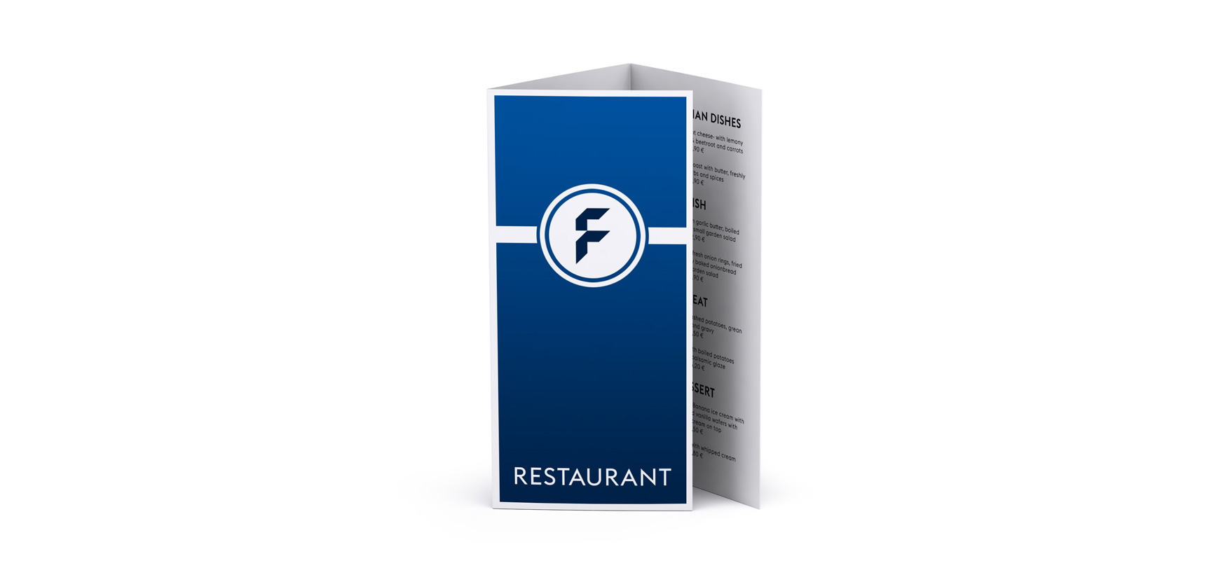 Menu cards