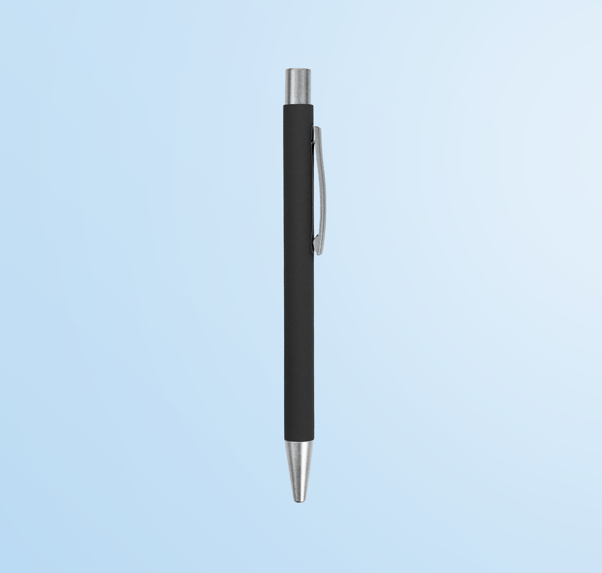 Accurate - Silicon Coated Metal Pen, Black