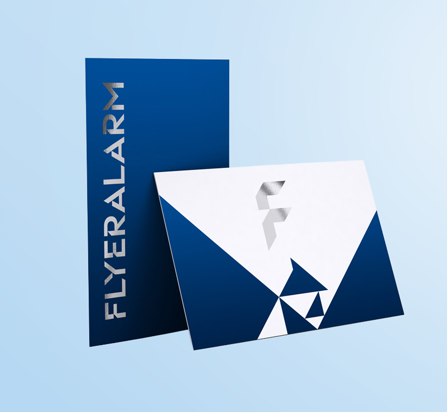 Business cards with finish