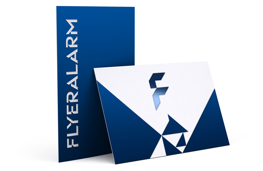 Business cards with matt lamination