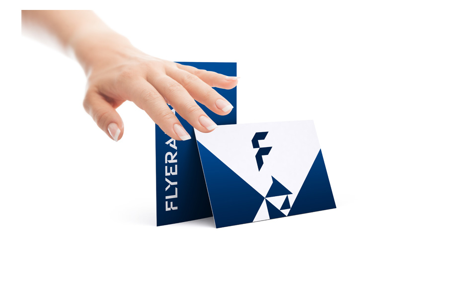 Business cards with soft-touch matt lamination