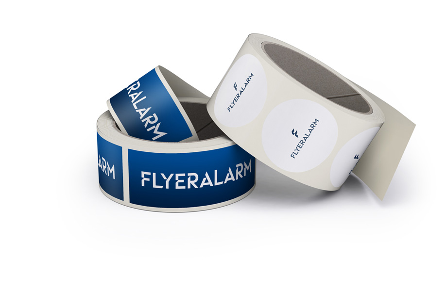 Labels on a roll
