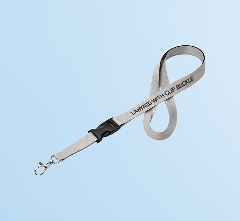 Lanyards with clip buckle