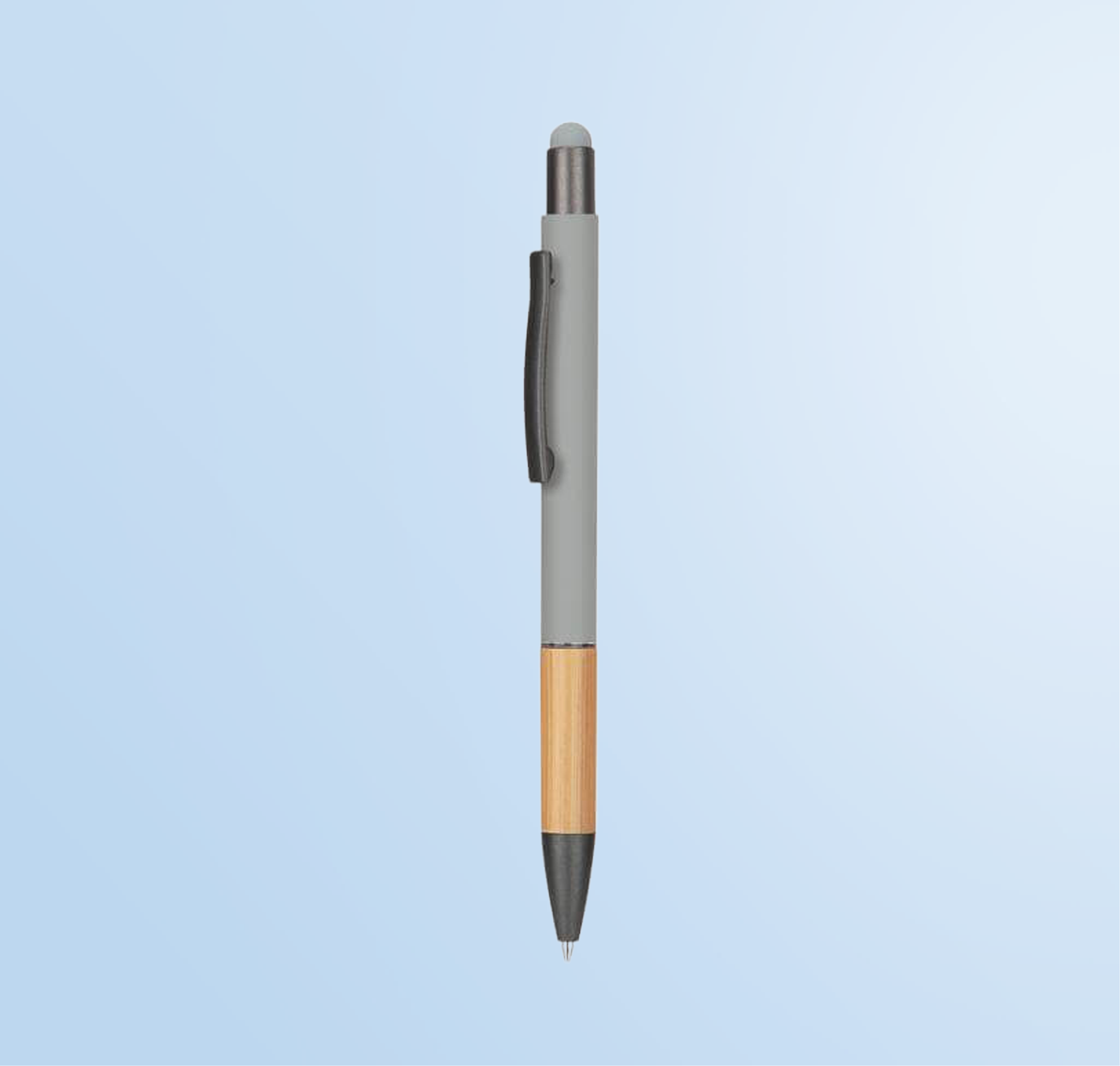 AYTOS - Metal Stylus Pen with Bamboo Grip - Grey