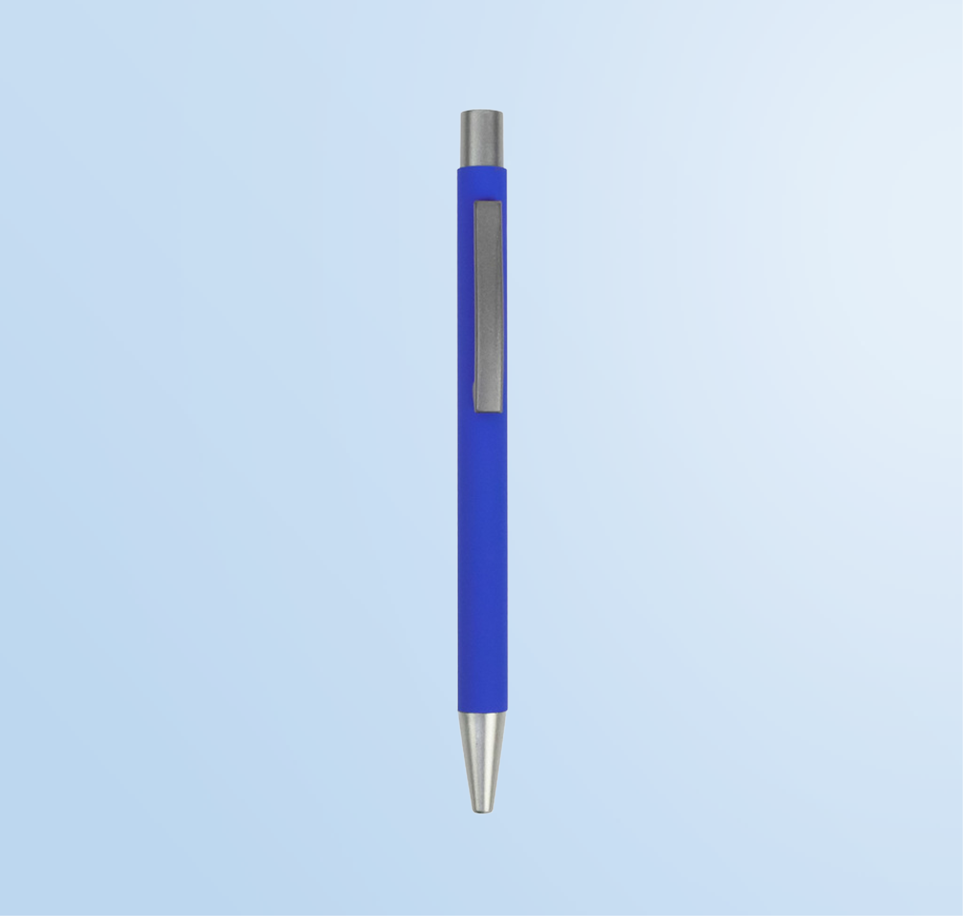 Aoife - Silicon Coated Metal Pen - Blue