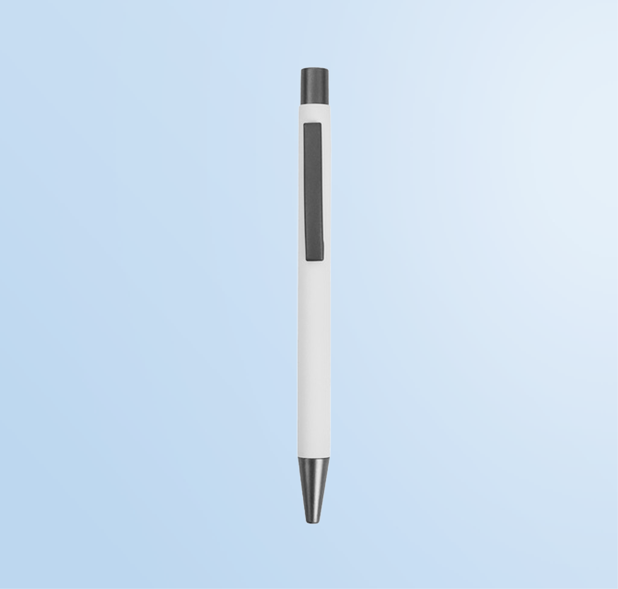 Aoife - Silicon Coated Metal Pen - White