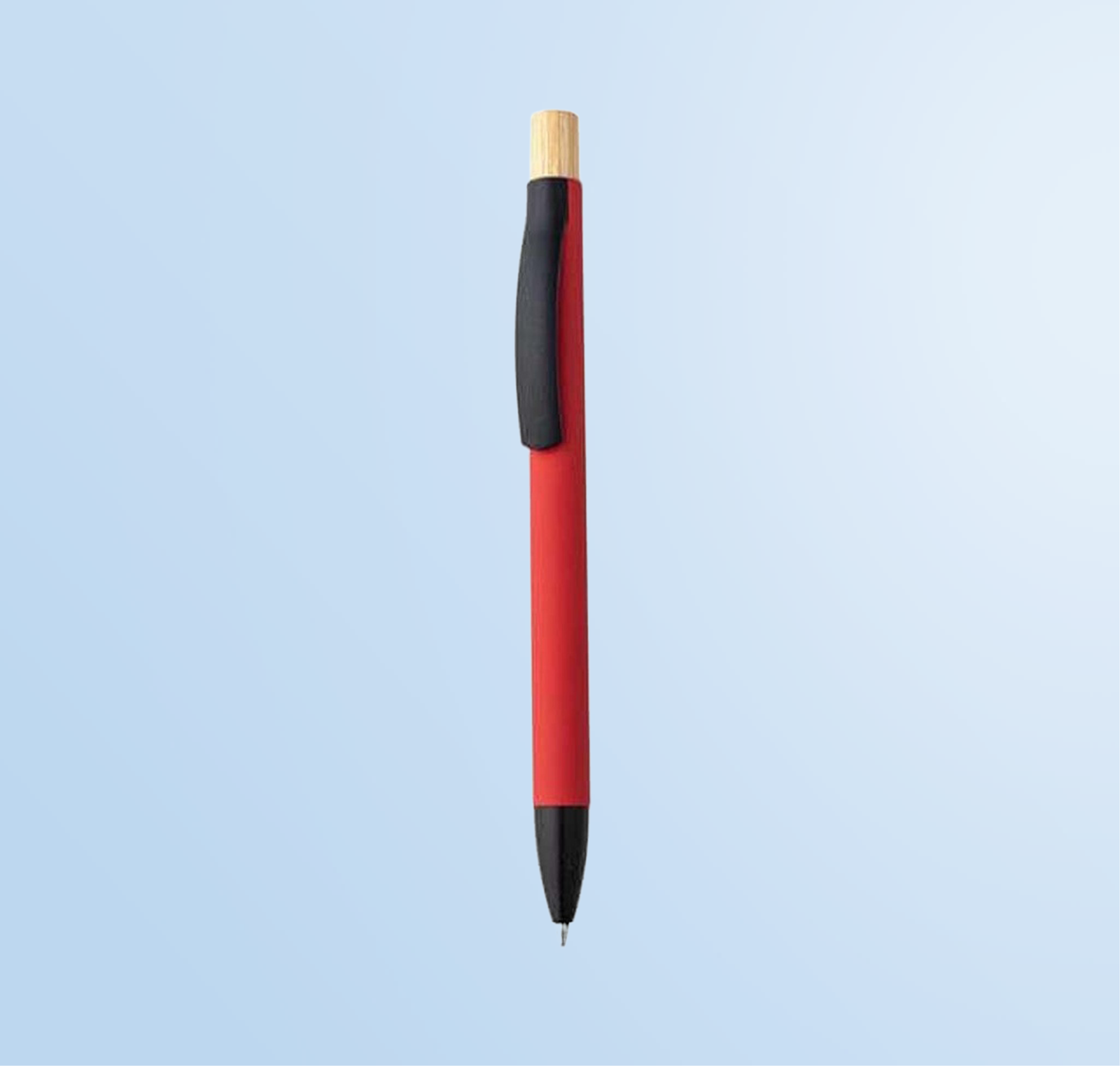 BOLT - Aluminium Push Action Ballpen - Red