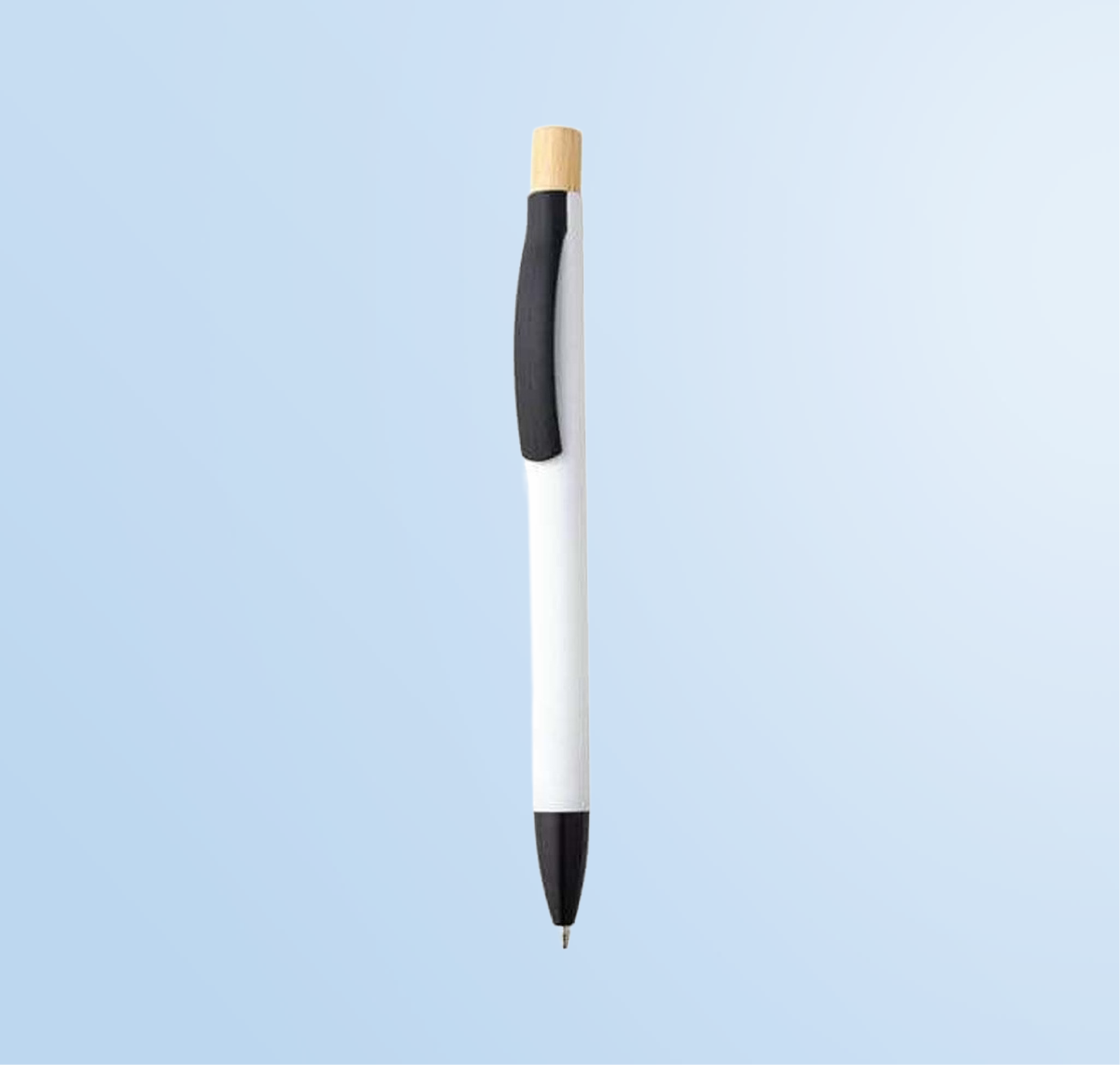 BOLT - Aluminium Push Action Ballpen - White