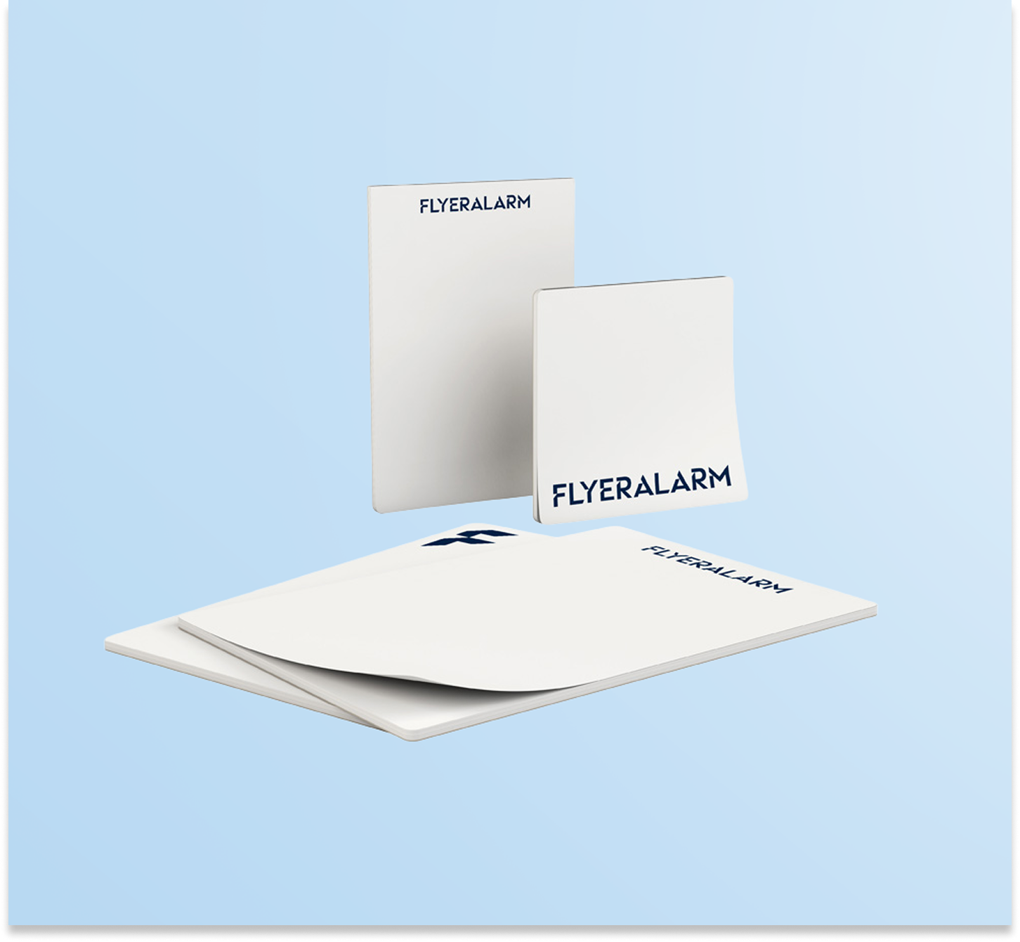 Notepads with glued cover