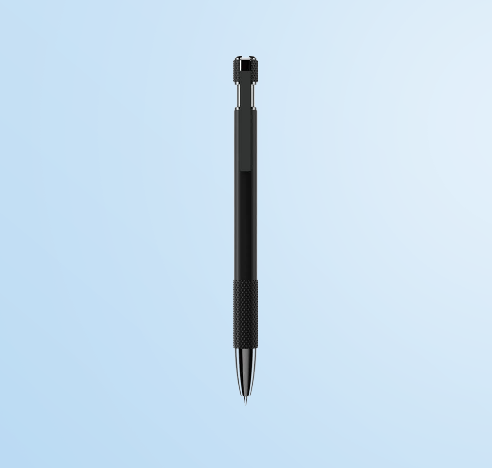 PILA - Recycled Aluminium Ballpoint Pen - Black