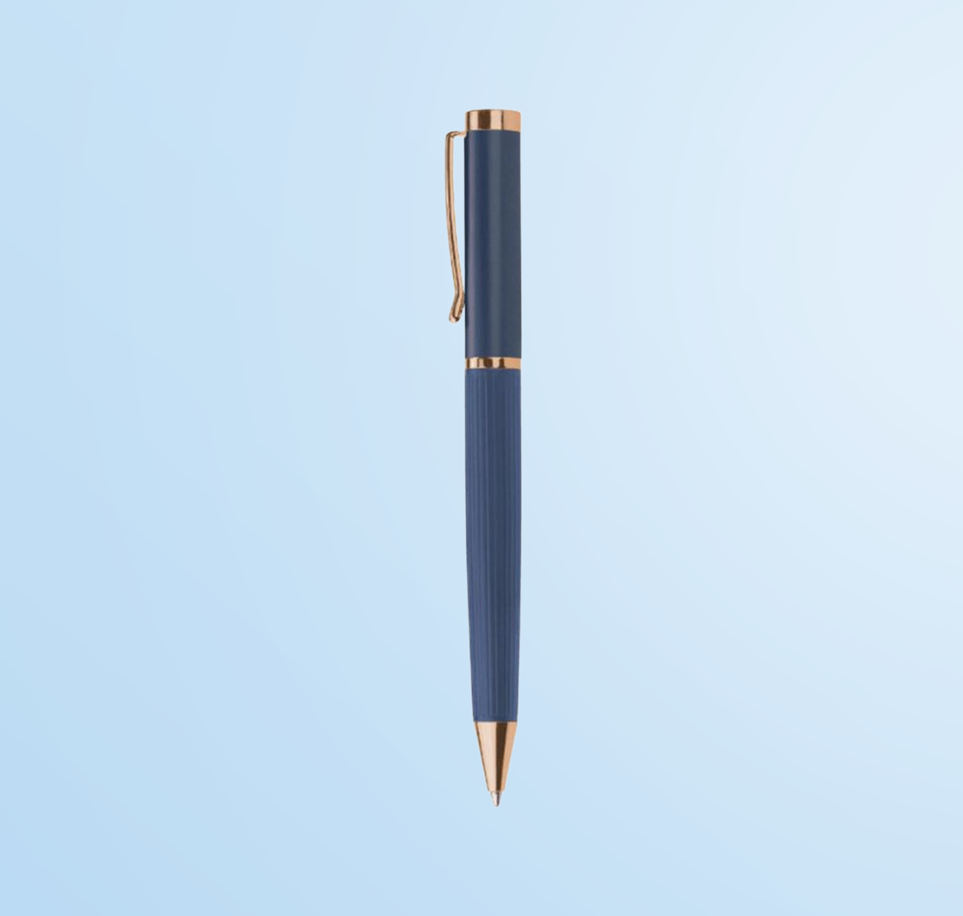 PORI - Metal Ballpoint Pen - Blue