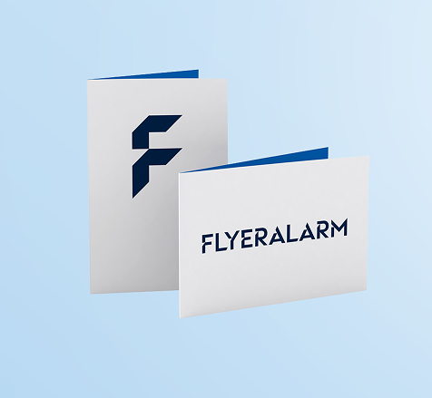 Standard folded business cards