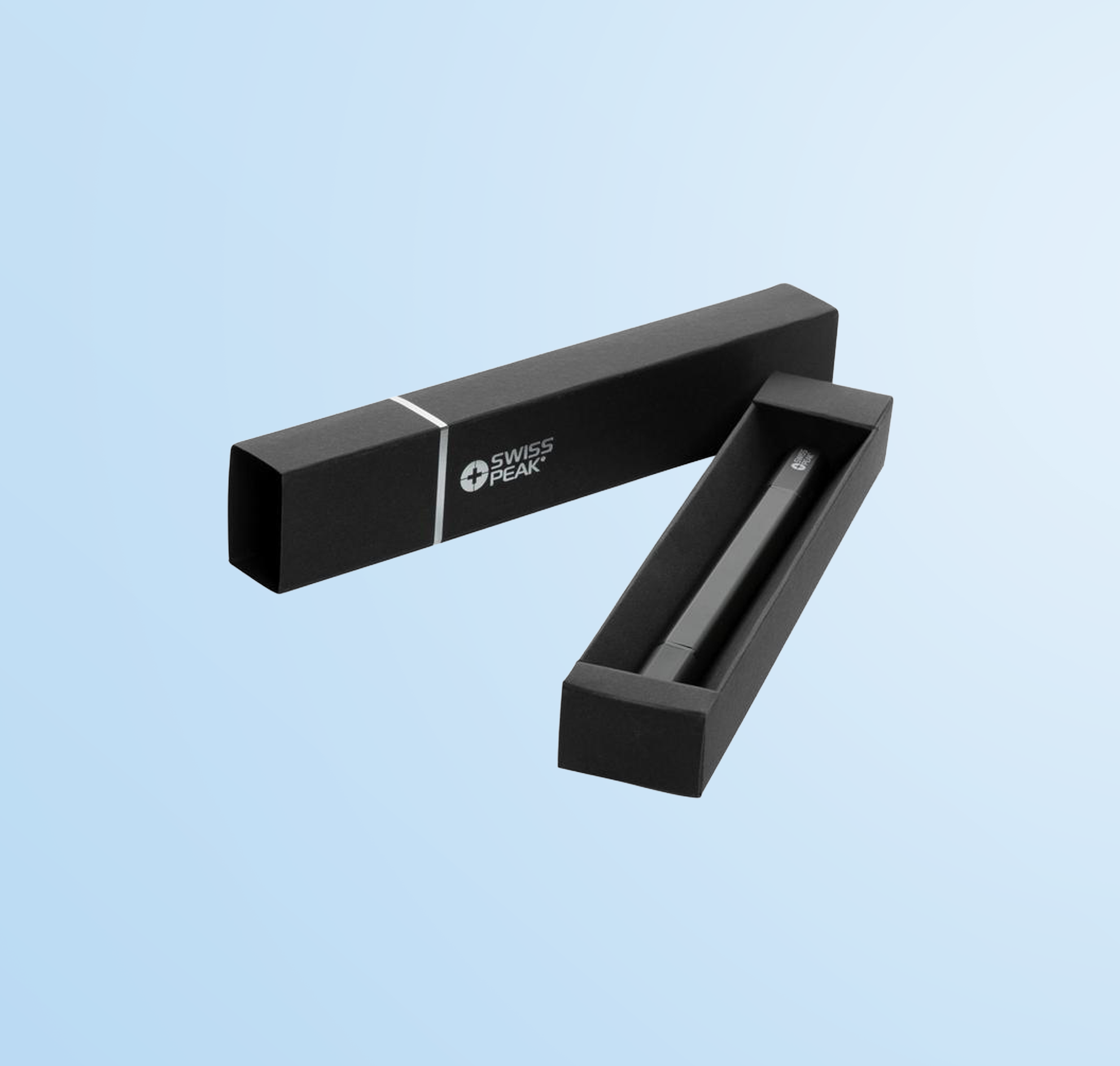 Swiss Peak® Storm RCS Recycled Aluminum Dual Tip Pen - Black