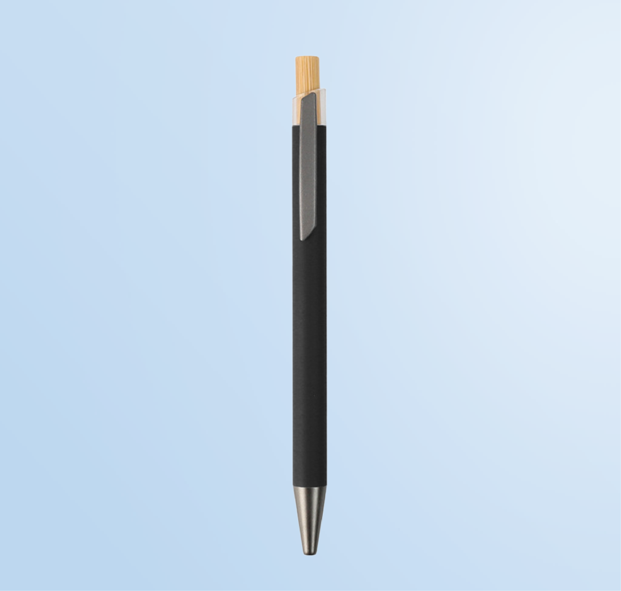 Ball Pen with Bamboo Button