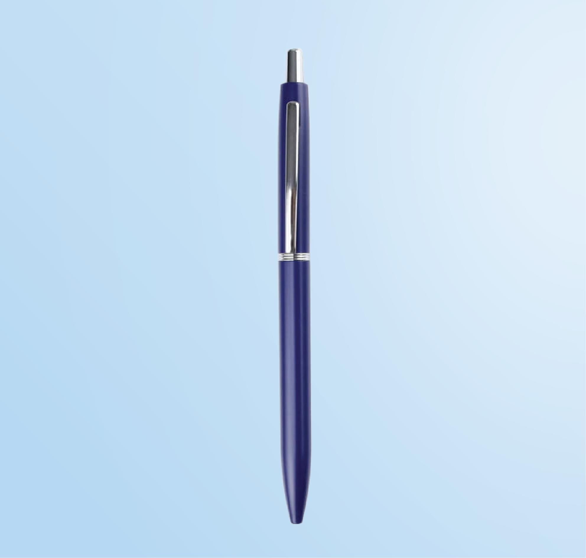 Metal Pen with Silver Trims