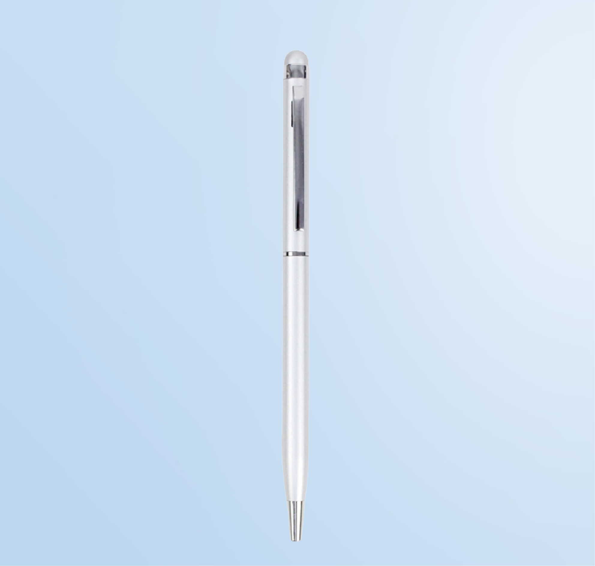 Slim Metal Pen with Stylus