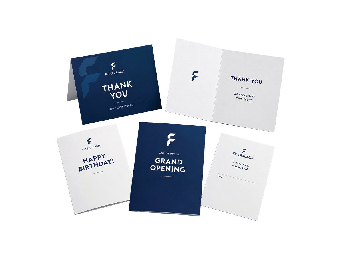 Standard greeting cards and invitations