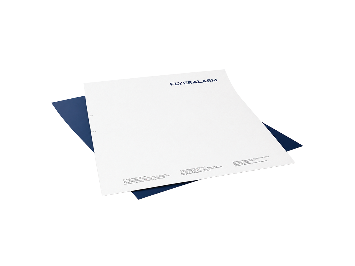 Standard letterheaded paper